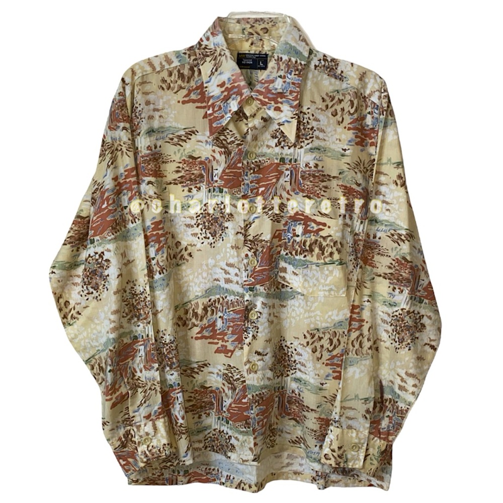 70s vtg JC Penney No-Iron Shirt •. USA
